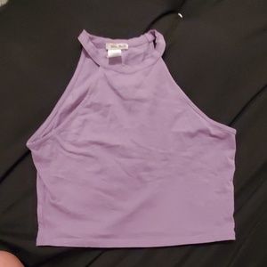 Lilac crop top